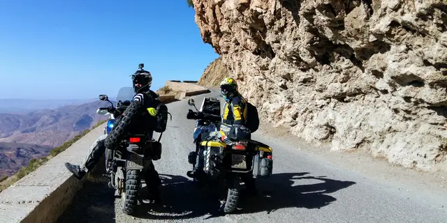 Zdjęcie z motocyklowej wyprawy Na dvou kolech